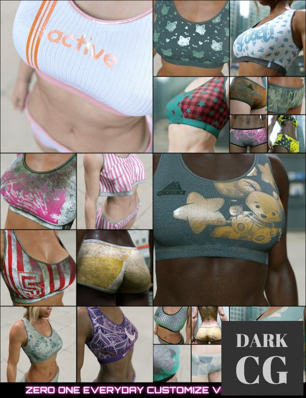 Daz3D, Poser: Customize Vol 2 for Zero One: Everyday