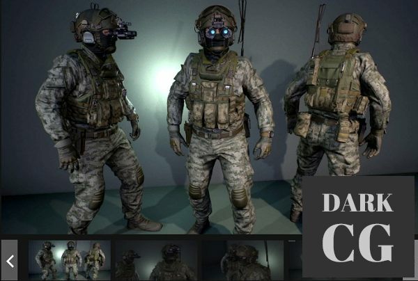 Unreal Engine Marketplace Character Factory Vol 1 Special Forces