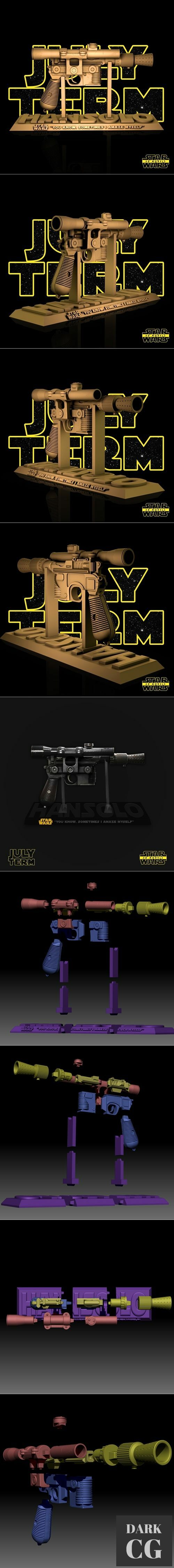 Star Wars - Han Solo Blaster – 3D Print