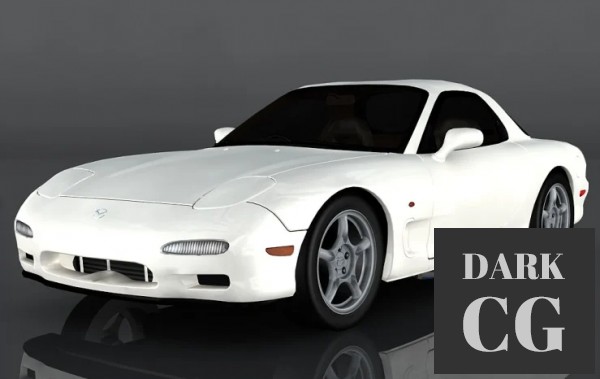 3D Model 1997 Mazda RX 7