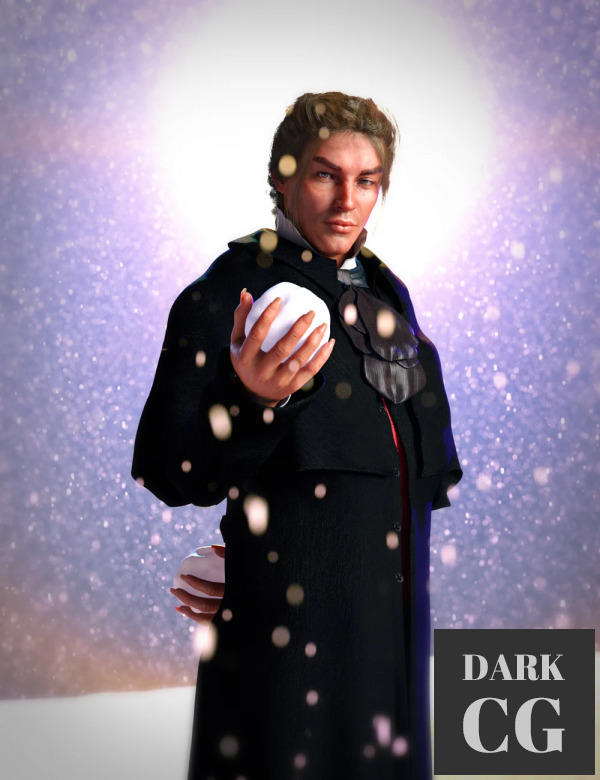 Daz3D, Poser: SBibb Snowball Fight Props and Poses for Genesis 8 and 8.1