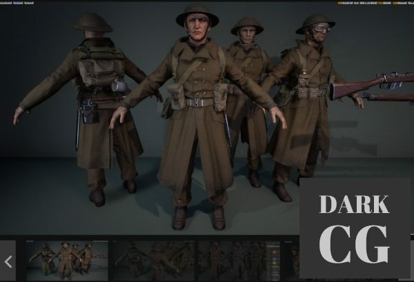 Unreal Engine Marketplace WWII British Infantry