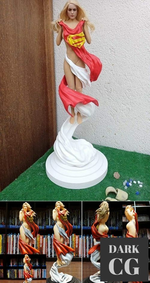 Supergirl sexy – 3D Print