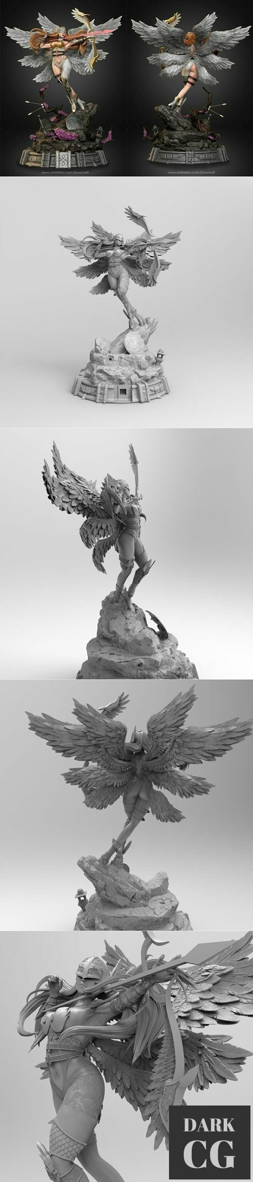 Angewomon Arrow – 3D Print