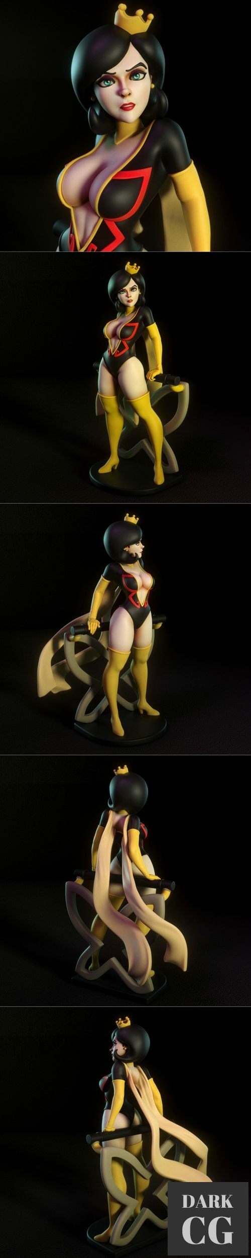 Dr Mrs The Monarch – 3D Print
