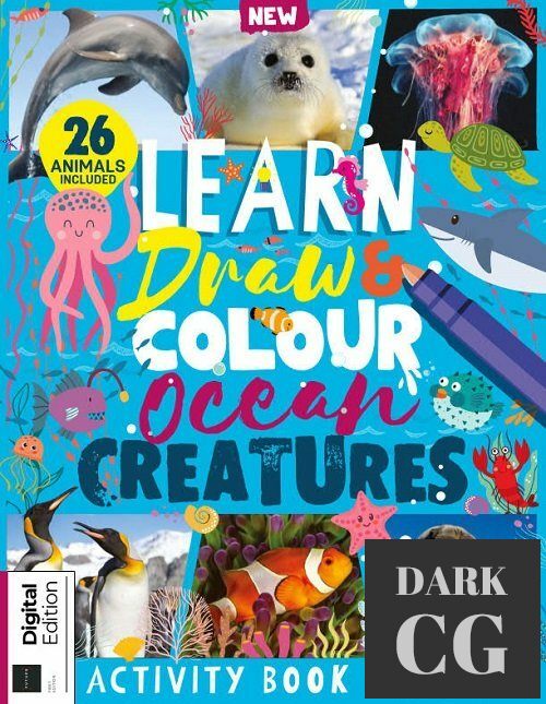Learn Draw Colour Ocean Creatures First Edition 2021 True PDF