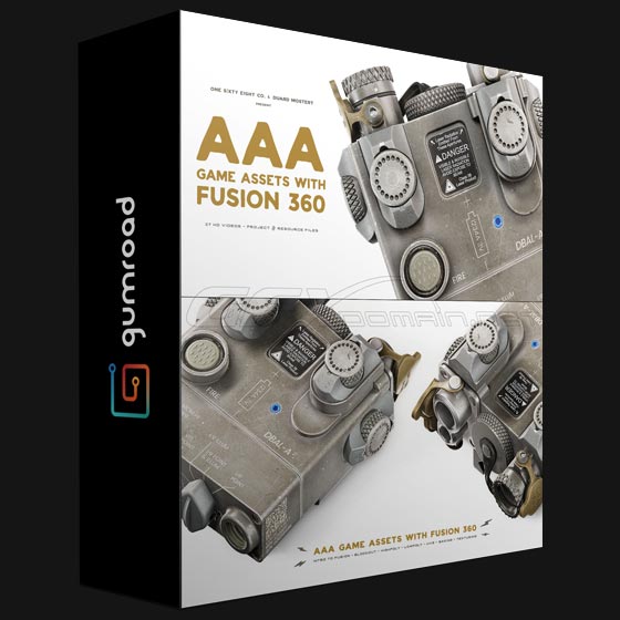 Gumroad AAA Game Assets with Fusion 360 Tutorial by Duard Mostert