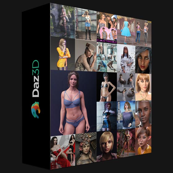 DAZ3D Poser Bundle 5 December 2021