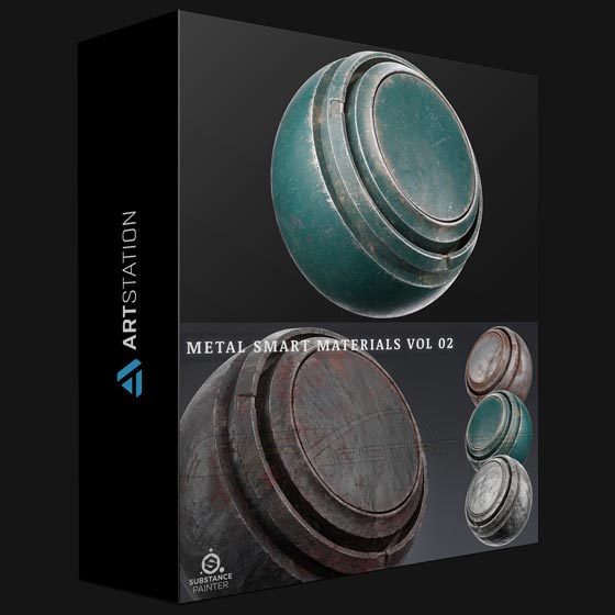 ArtStation Metal Smart Materials vol 02 by Javad Rajabzade