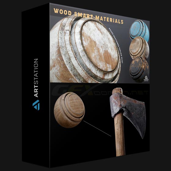 ArtStation Wood Smart Materials by Javad Rajabzade