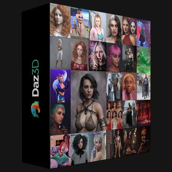 DAZ3D Poser Bundle 4 December 2021