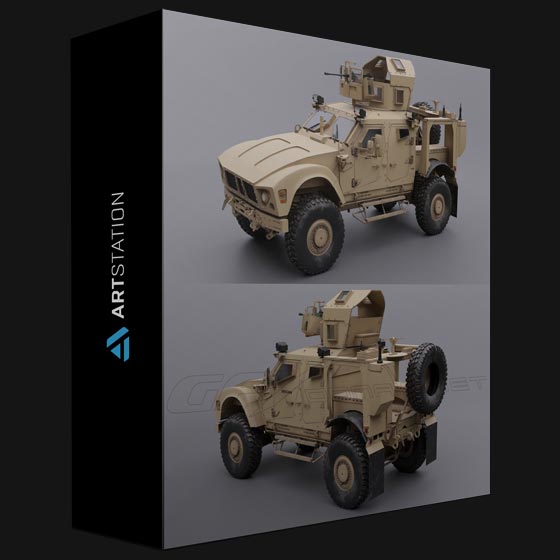 ArtStation MRAP US ARMY Oshkosh M ATV by Luis Vasquez