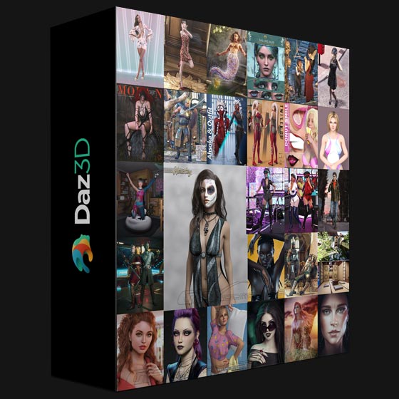 DAZ3D Poser Bundle 1 December 2021