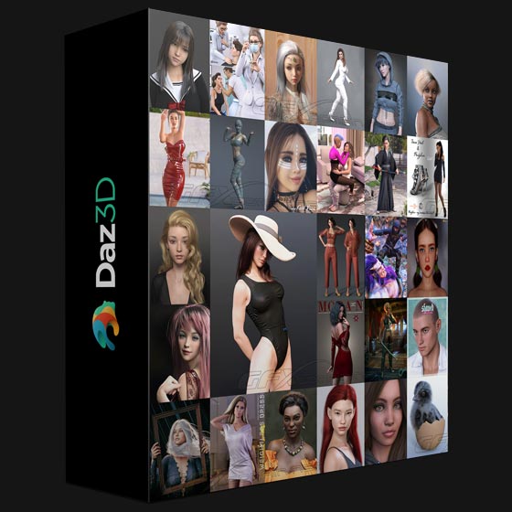 DAZ3D Poser Bundle 6 December 2021