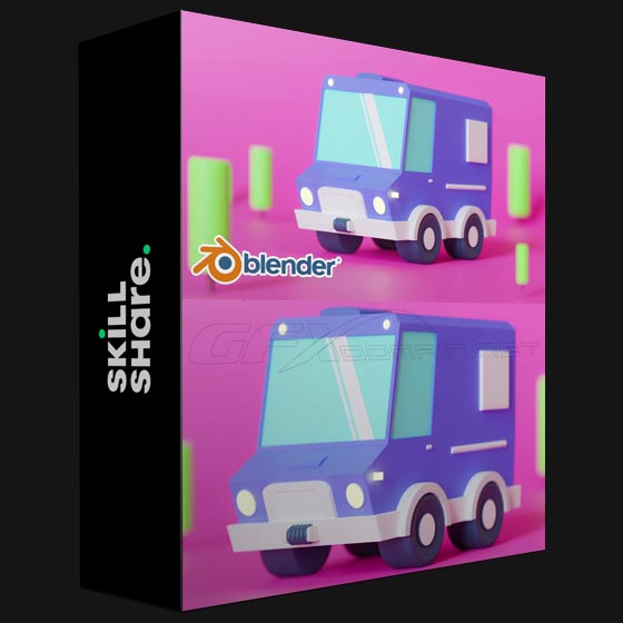 Skillshare Blender 3D Easy Cartoon Style Car Truck