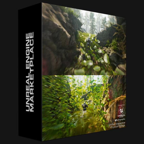 Unreal Engine Marketplace UIPF Unified Interactive Physical Foliage 4 26