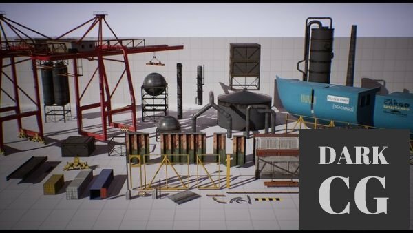 Unreal Engine Marketplace – Container Yard Environment Set