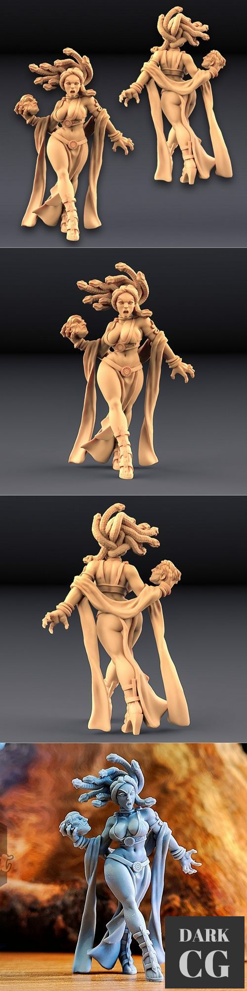 Medusa - Snake Cult Beauty – 3D Print