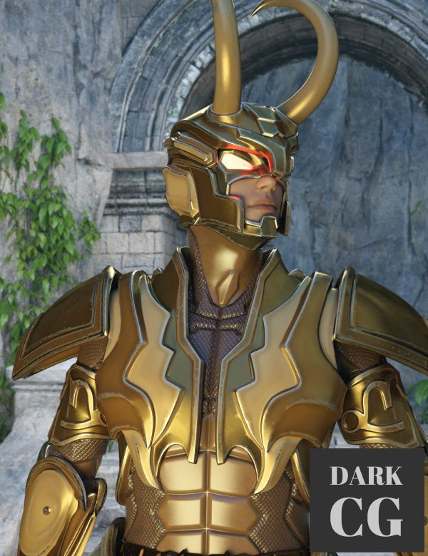 12 Constellation Warriors Series Capricorn for Genesis 8 and 8 1 Male