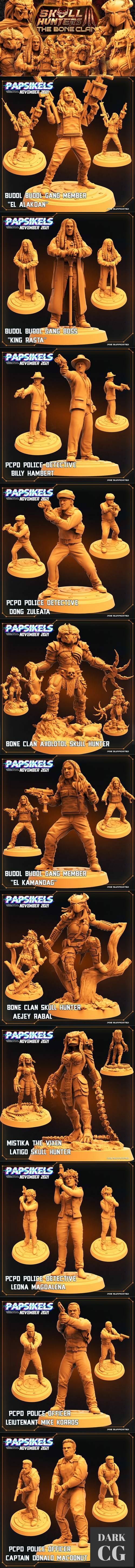 Skull Hunters 3 The Bone Clan - November 2021 – 3D Print