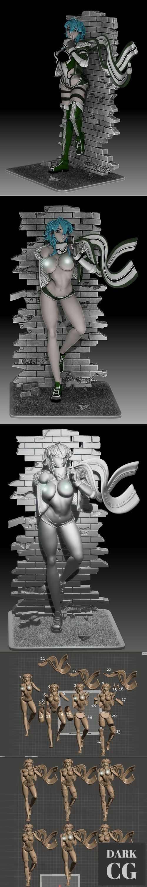 Sinon Sword art Online – 3D Print