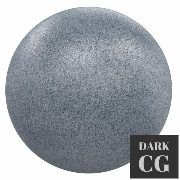 PBR textures Grey shiny stone 4K