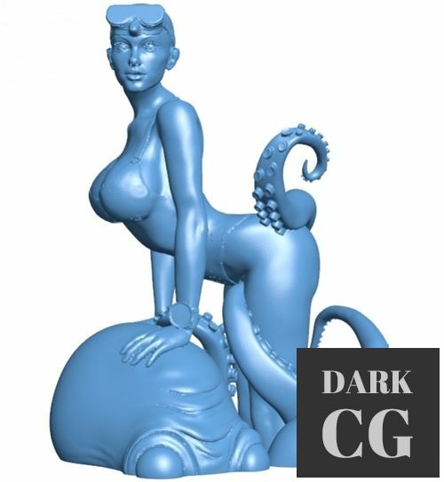 Scuba girl – 3D Print
