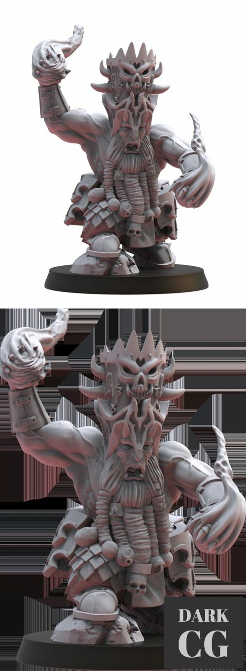 3D Model Magmhorin Sorcerer 3D Print