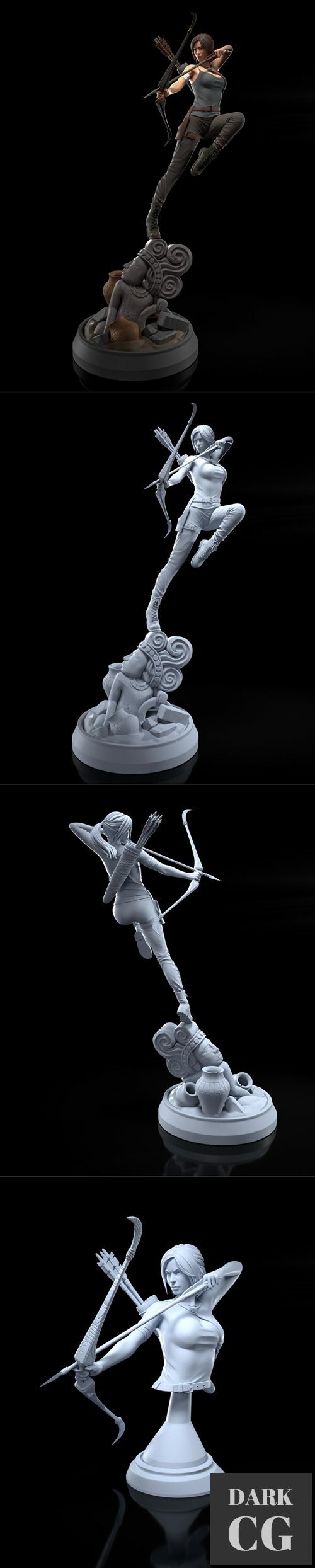 3D Model Lara Croft 3D Print