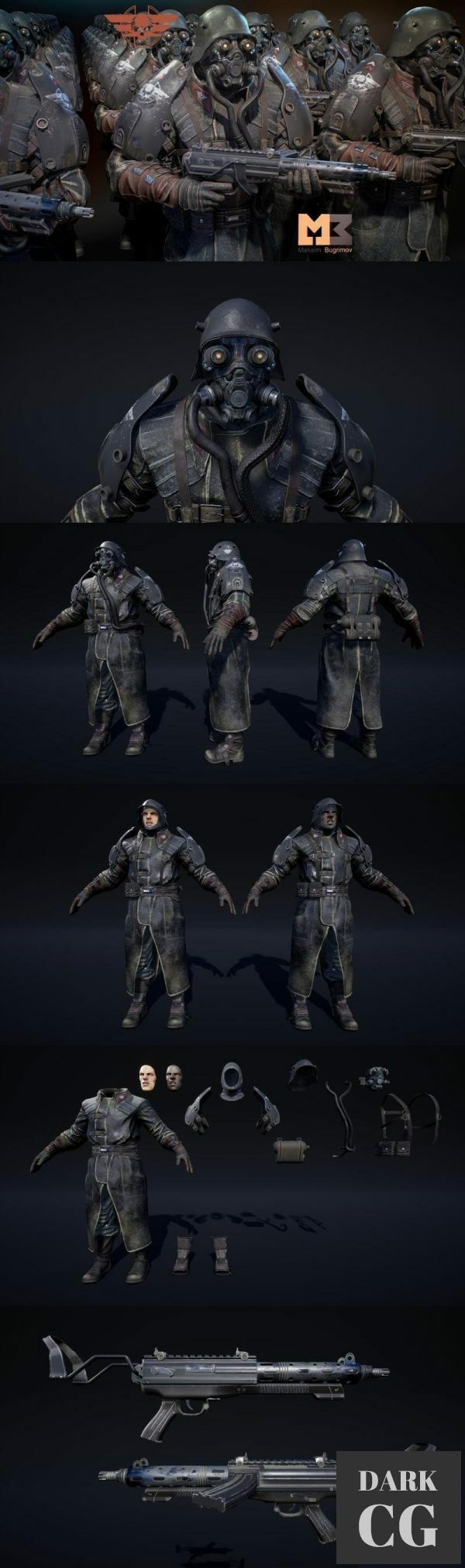 Unreal Engine Marketplace Dystopia Soldier