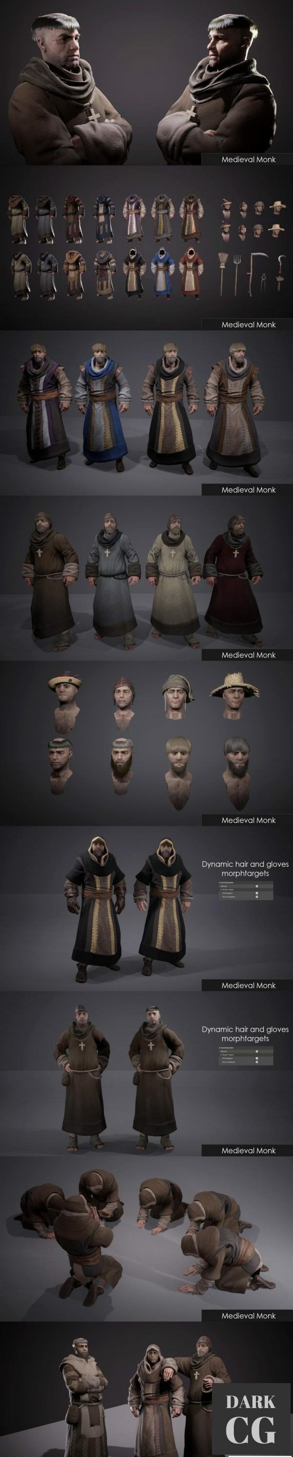 Unreal Engine Marketplace – Medieval Monks