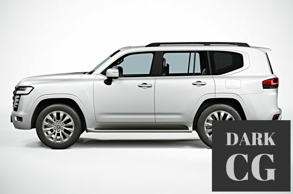 3D Model 2022 Toyota Land Cruiser 300 Detailed Interior