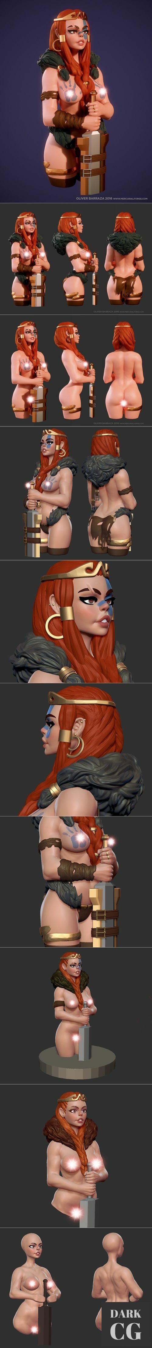 Barbarian Princess – 3D Print