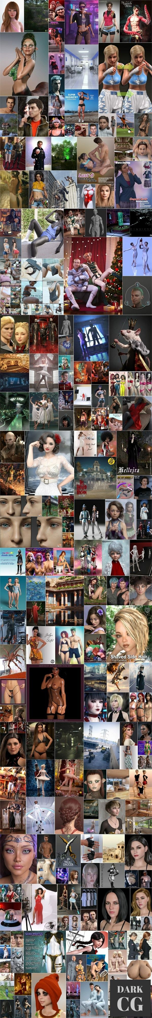 Daz 3D Poser Bundle 4 December 2021