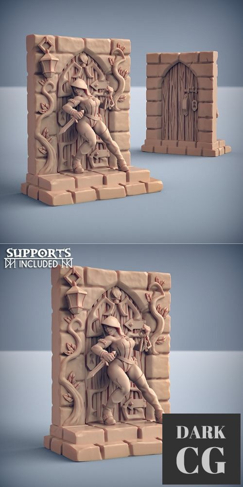 Adriana Thief Pinup – 3D Print