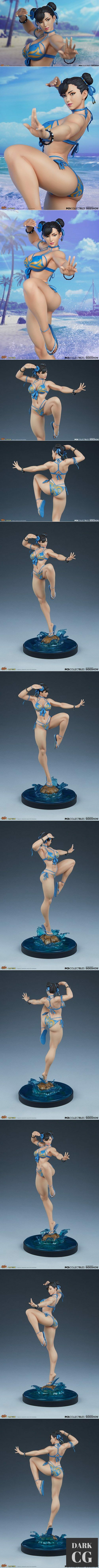 Beach fighter Chun-Li – 3D Print