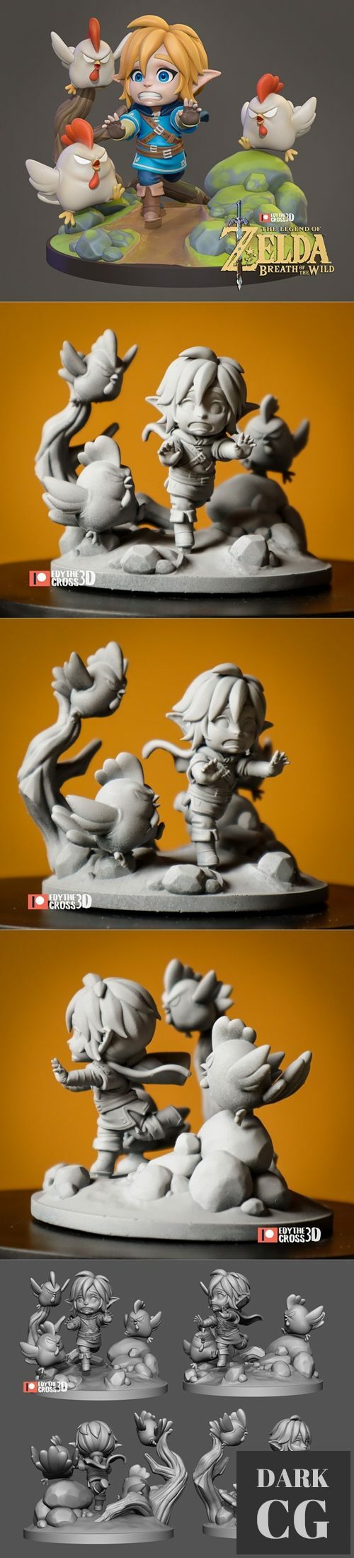 Link - Zelda Breath of the Wild – 3D Print