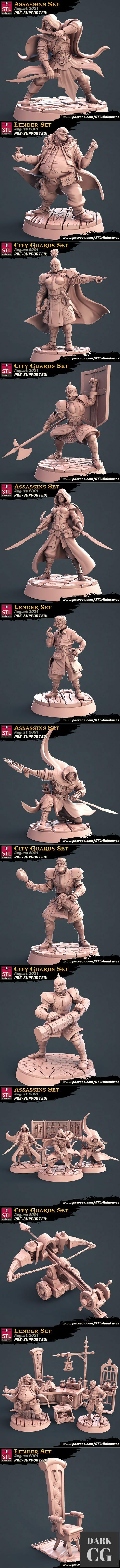 STL Miniatures - August  2021 – 3D Print