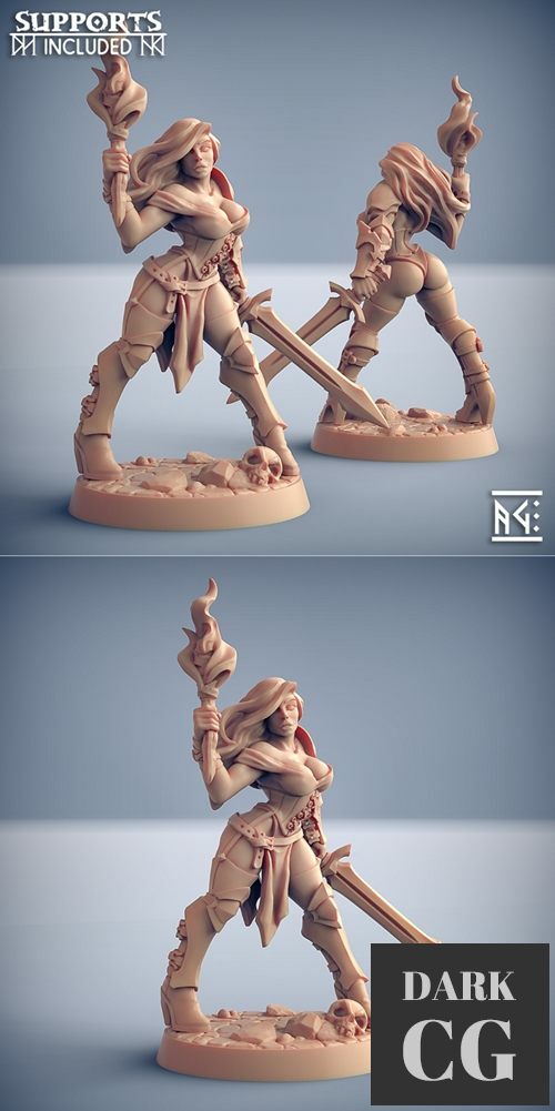 Elena - Fighters Beauty – 3D Print
