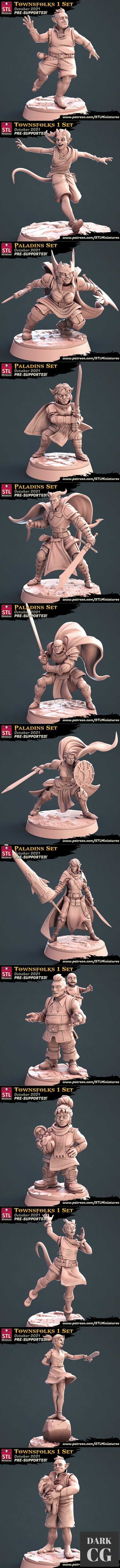 STL Miniatures - October 2021 – 3D Print
