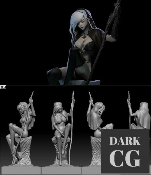 Desire Nun – 3D Print