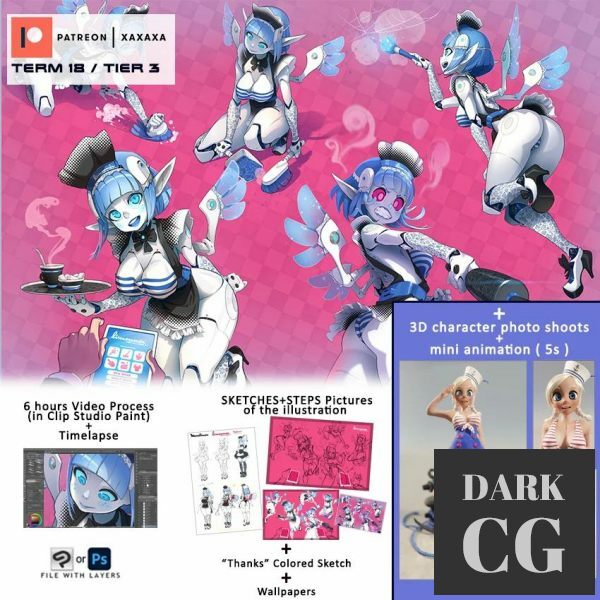Xavier Houssin Patreon TERM 18 Android Maid