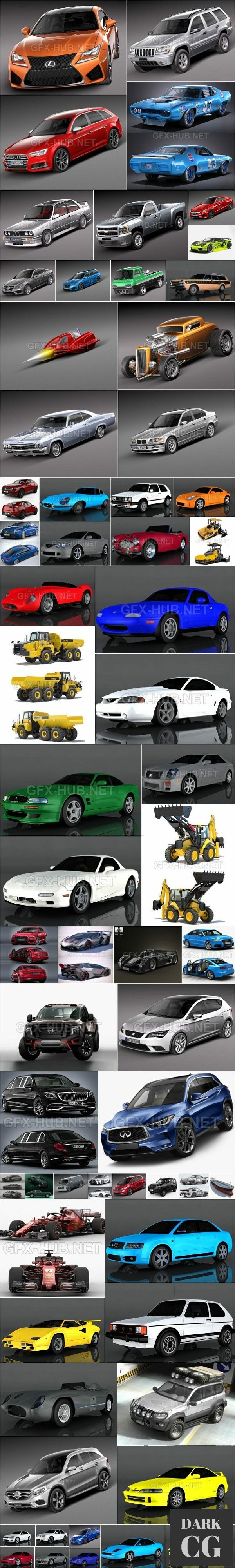Car 3D Models Bundle Jan 2022
