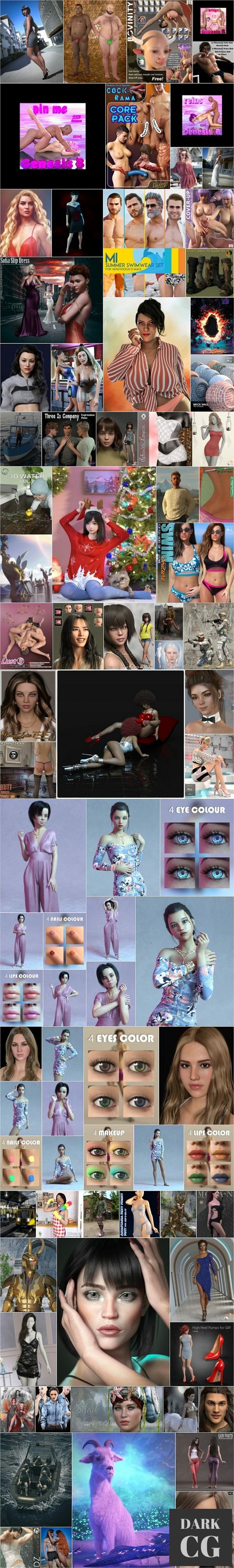 Daz 3D Poser Bundle 1 January 2022