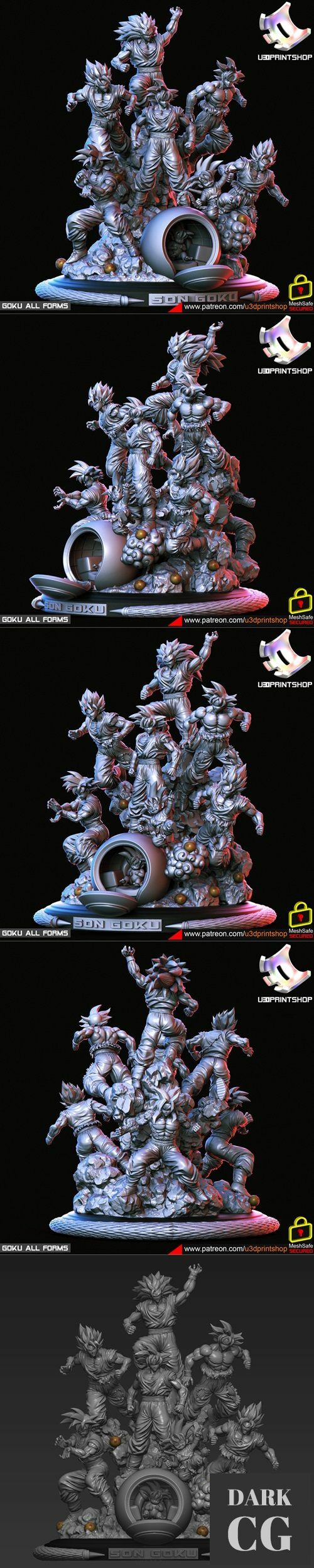 Goku All form – 3D Print