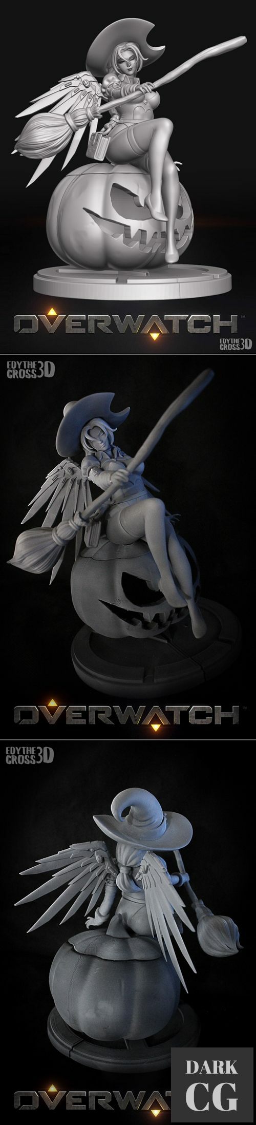 3D Model Witch Mercy 3D Print