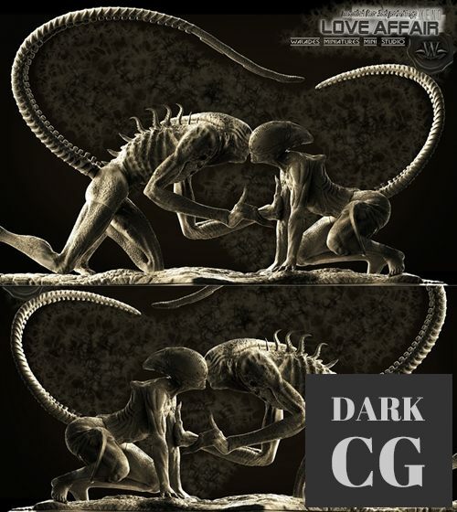 Aliens in Love – 3D Print
