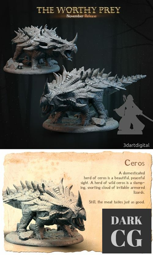 Wild Ceros – 3D Print