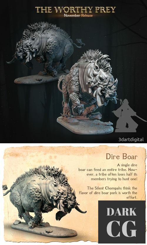 Dire Boar – 3D Print