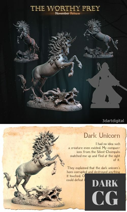 Dark Unicorn – 3D Print